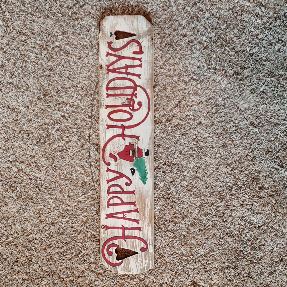 Happy Holidays sign
